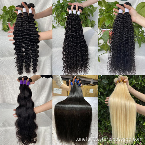 Best Selling 8-40 inch 10A Mink Brazilian Hair Bundles Unprocessed Virgin Cuticle Aligned Human Hair Bundles With Closure